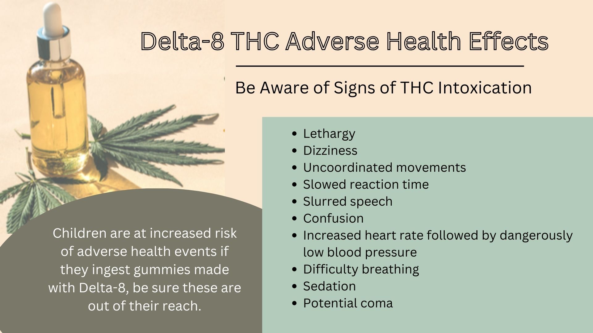Be Aware of Signs of THC Intoxication
